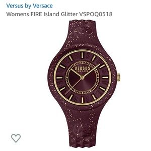 Versus Versace Womens Fire Island Glitter Watch